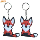 Promotional Keychain Custom Shape 3D Design 2 Sided Keychain PVC For Your Logo Or Name