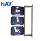 Square Shape Outdoor Frameless LED Light Box for Advertising