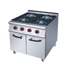 Catering Equipment Restaurant Commercial 4 Burner Gas Range Cooker Stove Wok Chinese Cooking Range