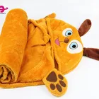 Cute plush animal style japan wearable kid super soft snuggie blanket