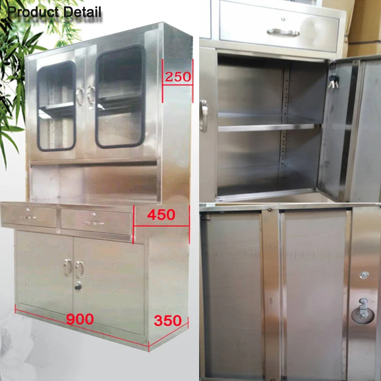 Mortuary equipments Mobile office cabinet 3 Doors Cabinet
