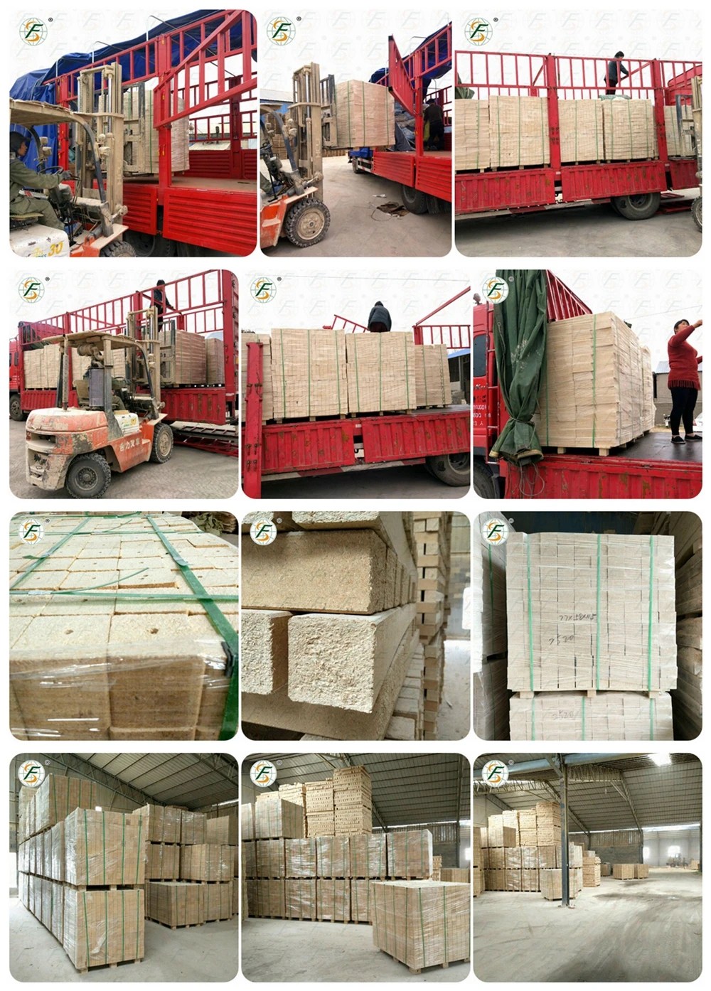 90 x 90 x 90 mm Wooden Hole Chipblock For Pallet Foot