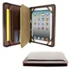 Premium PU leather portfolio tablet Case with Notepad Holder and Zipper Pockets for iPad 2,3,4,air, air 2,Pro 9.7