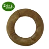 Natural rawhide pressed ring dog chews pet products