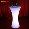 PE plastic led light up outdoor furniture/night club led table chair