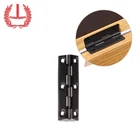 Black nickel custom concelable curved hinges for wine box