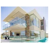 Manufacturer supply prefabricated luxury modern two storey steel frame villa