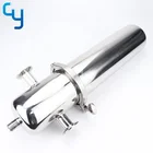 Food grade stainless steel industrial air filter steam filter housing hot gas filter
