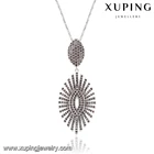 32130 XUPING Rhodium color Synthetic CZ charm pendant for female