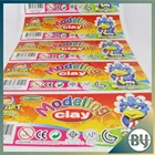 Safety clay toy product full color printing clear durable waterproof sticker for kids
