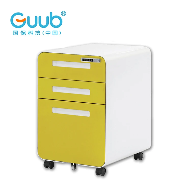 High Quality Movable File Cabinet 3 Drawer Mobile Pedestal