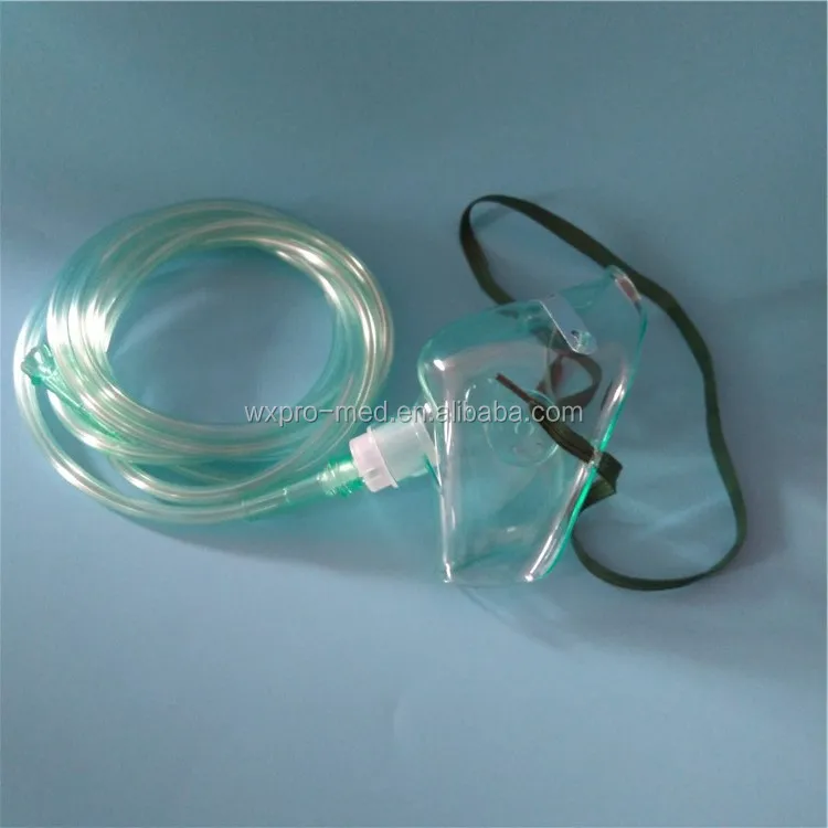 Médico portátil nasal adulto/criança tipos máscaras de oxigênio com tubulação