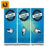 Durable quality advertising pull-up banners display celebration cost banner with telescoping