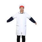 Comfortable fabric short sleeve hotel kitchen man chef uniform cooking