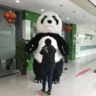 HI 3M Inflatable mascot costume Panda bear giant walking costume for adults