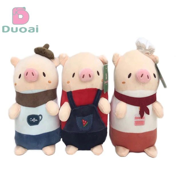 design korean popular fashionable style stuffed plush pig doll
