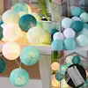 Shenzhen Manufacture Christmas Holiday LED Cotton Ball String Lights with Factory Price