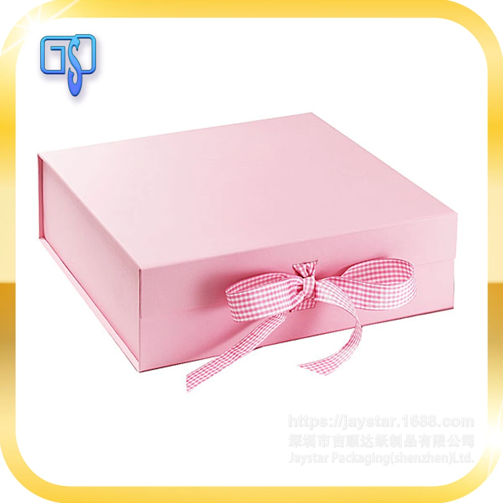 wedding gift packaging - buy sakura pink color folding box,gift