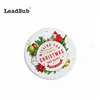 Sublimation blank ceramic tiles star heart round shape tiles Christmas gifts