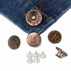 Fashion simple alloy snap button for jeans shirt