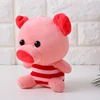 Personalized stuffed pink pig Soft cute kids plush pig toy for small gift