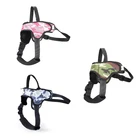 Soft nylon elastic camouflage pet dog lead collar with good quality for big dog from Chinese manufactory dog harness vest