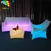New commercial portable color changing plastic night club led bar counter furniture design
