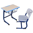 used student desks school furniture school plastic student desk and chair for kids fixed school desk