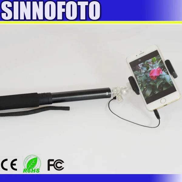 camera accessories Small selfie stick SINNOROTO aluminum new extendable selfie stick