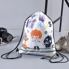 100% polyester drawstring bag 210D Polyester bag 35x40cm, drawstring waterproof bag