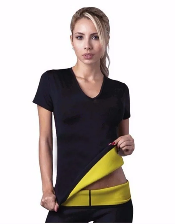 2PCS/LOT WOMEN NEOPRENE BODY SHAPER SET SLIM WAIST PANTS BELT YOGA VEST SHAPERS