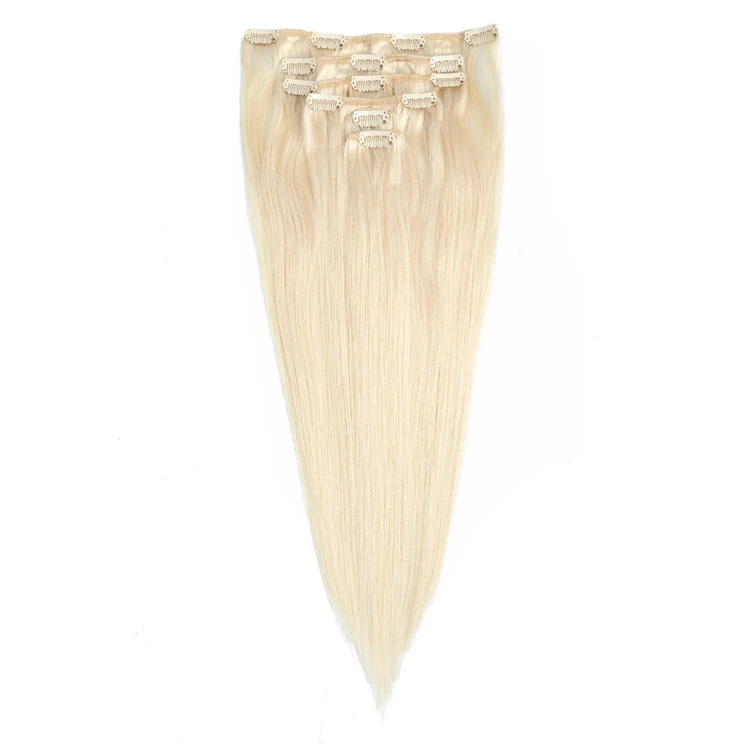 120g 22 613 Bleach Blonde 10 Pieces Set Double Drawn Thickness