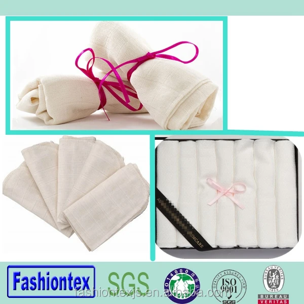 washcloth bamboo towels organic cotton facial cloth for gifts