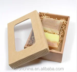china new year gift kraft paper corrugated paper box handmade