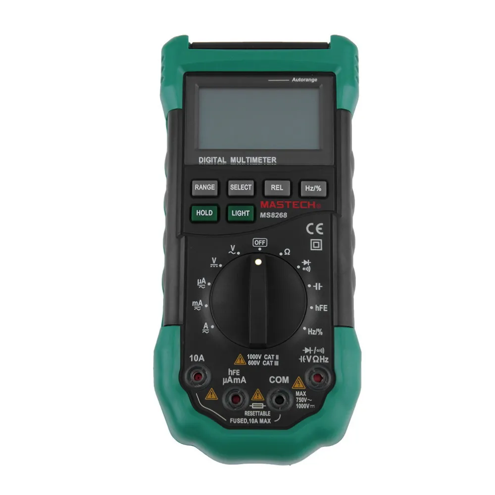Handheld Multimeter Tester 2.7 Diodes Electrical LCD Display & Backlight
