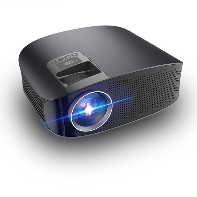 yg600 mini projector led full hd 1080p 2000 lumens wired