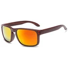 Superhot Eyewear Outdoor Sports Sun glasses Men Women Mirrored Shades Wood Pattern Sunglasses