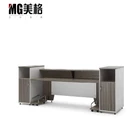 Modern white small reception desk cheap reception table modern design