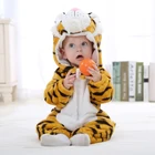 tiger design child flannel wear cheap kids clothes baby clothing animal for 1-3 years old