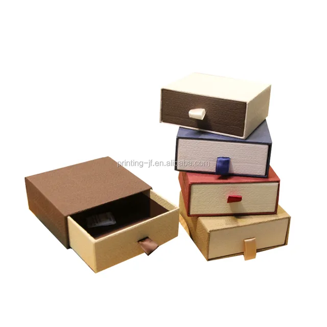 customized drawer style gift cardboard sliding paper box