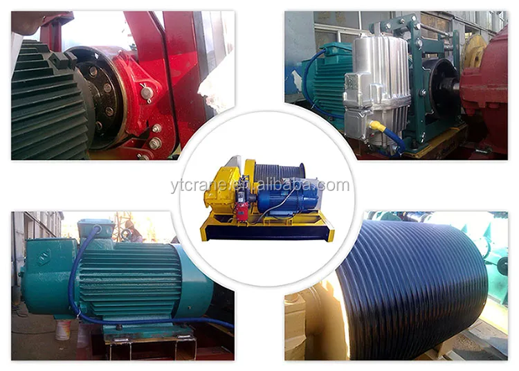 220v 3 tons high speed light duty ac electric winch for installation