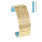 Latest design private label charm luxury Reversible Interchangeable PU Leather bracelet wholesale