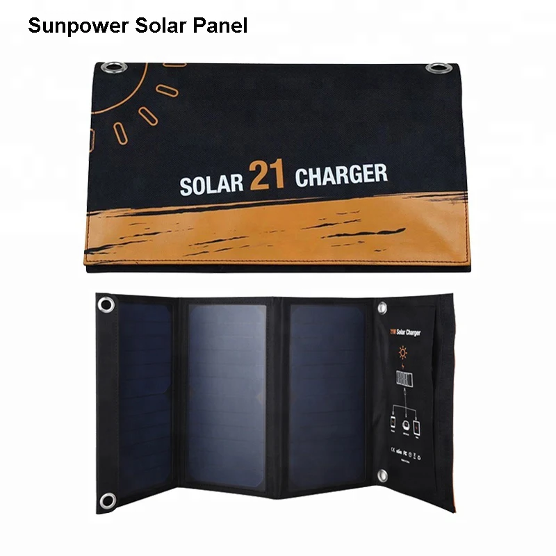 Outdoor Flexible W Portable Solar Panel Foldable Mini Sunpower Solar