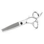 Professional best design ergonomic handles 6inch 38 teeth barber hair thinning scissors hairdressing