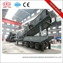Mini Rock Mobile Crushing and Screening Plant Portable Concrete Crusher for Sale