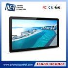 Wall Mount Wide screen 27 inch high resolution 1920*1080 pcap open frame touchscreen monitor with VGA DVI