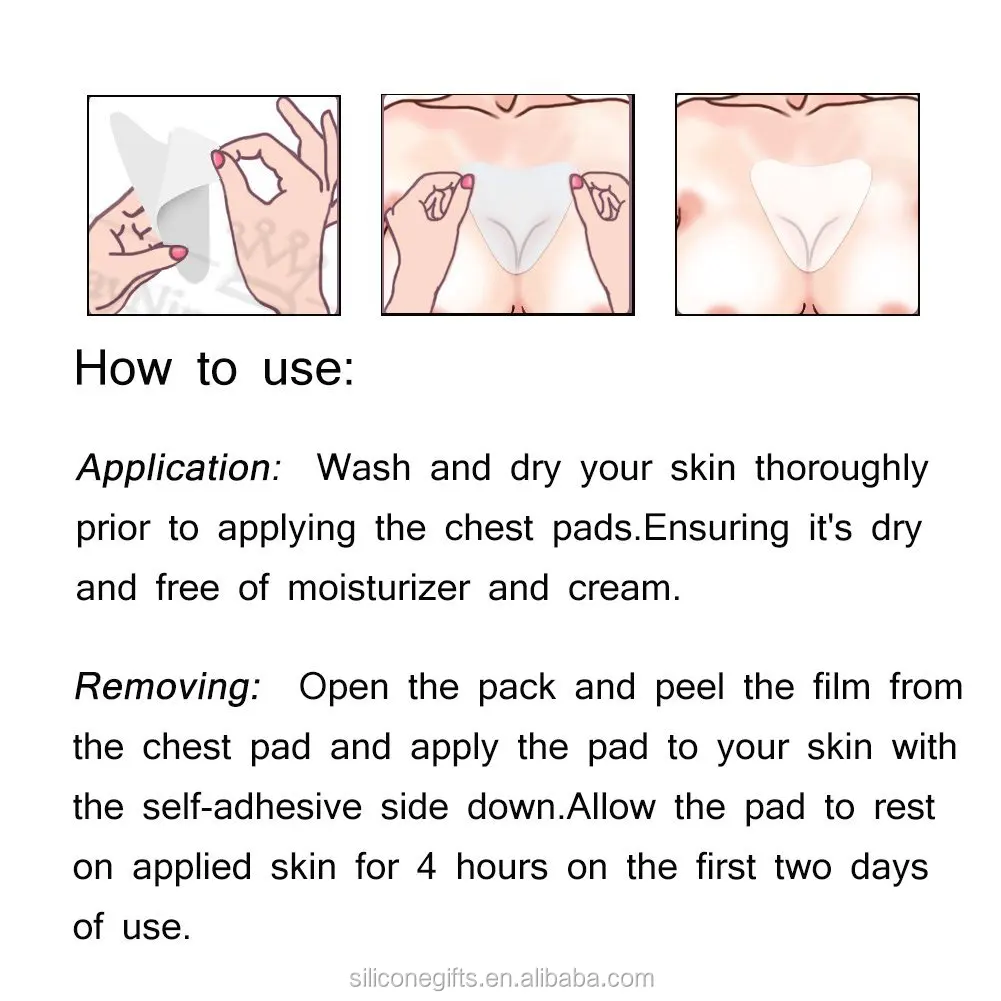 Anti wrinkle chest pad