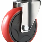 Factory price PU / TPR / Rubber industrial castor truckle , swivel type heavy duty caster wheels
