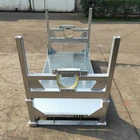 coiling block turnover transportation logistics equipment metal stackable cage pallet euro