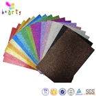 Die Cut Glitter Paper/self adhesive glitter paper cardboard